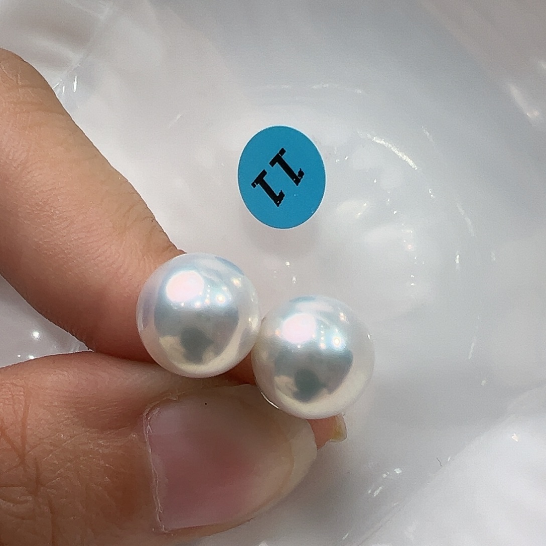 耳饰淡水珍珠银S925镶嵌