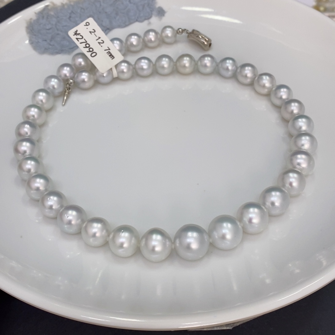 颈饰未镶嵌海水珍珠C****雯澳白项链9.2-12.7刘