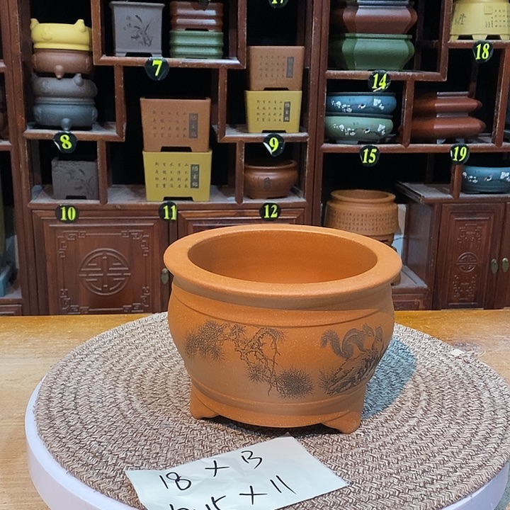 紫砂花盆紫砂艺术