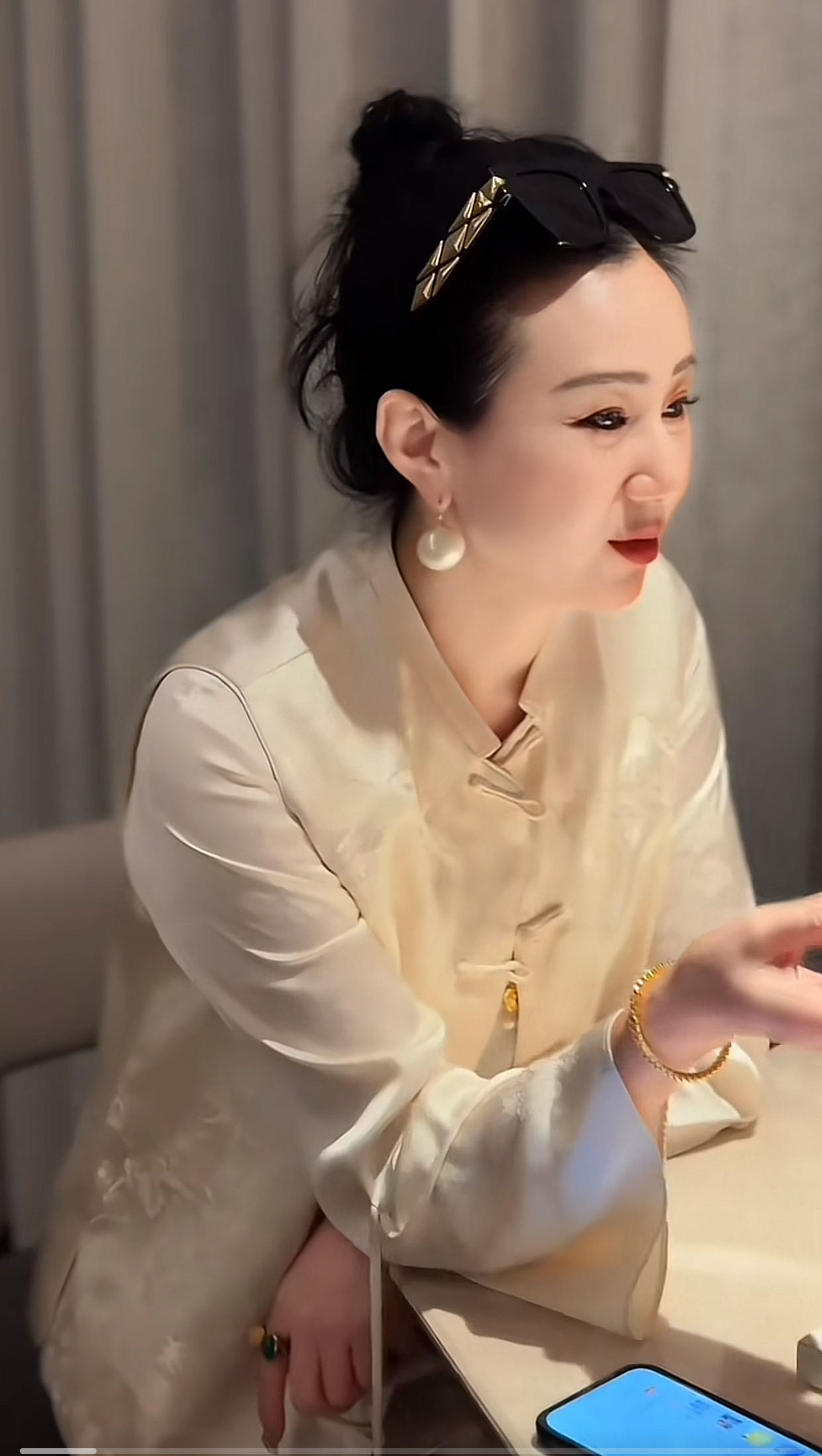 【亭台楼阁】22C307新中式提花缎面复古盘扣中国风马甲