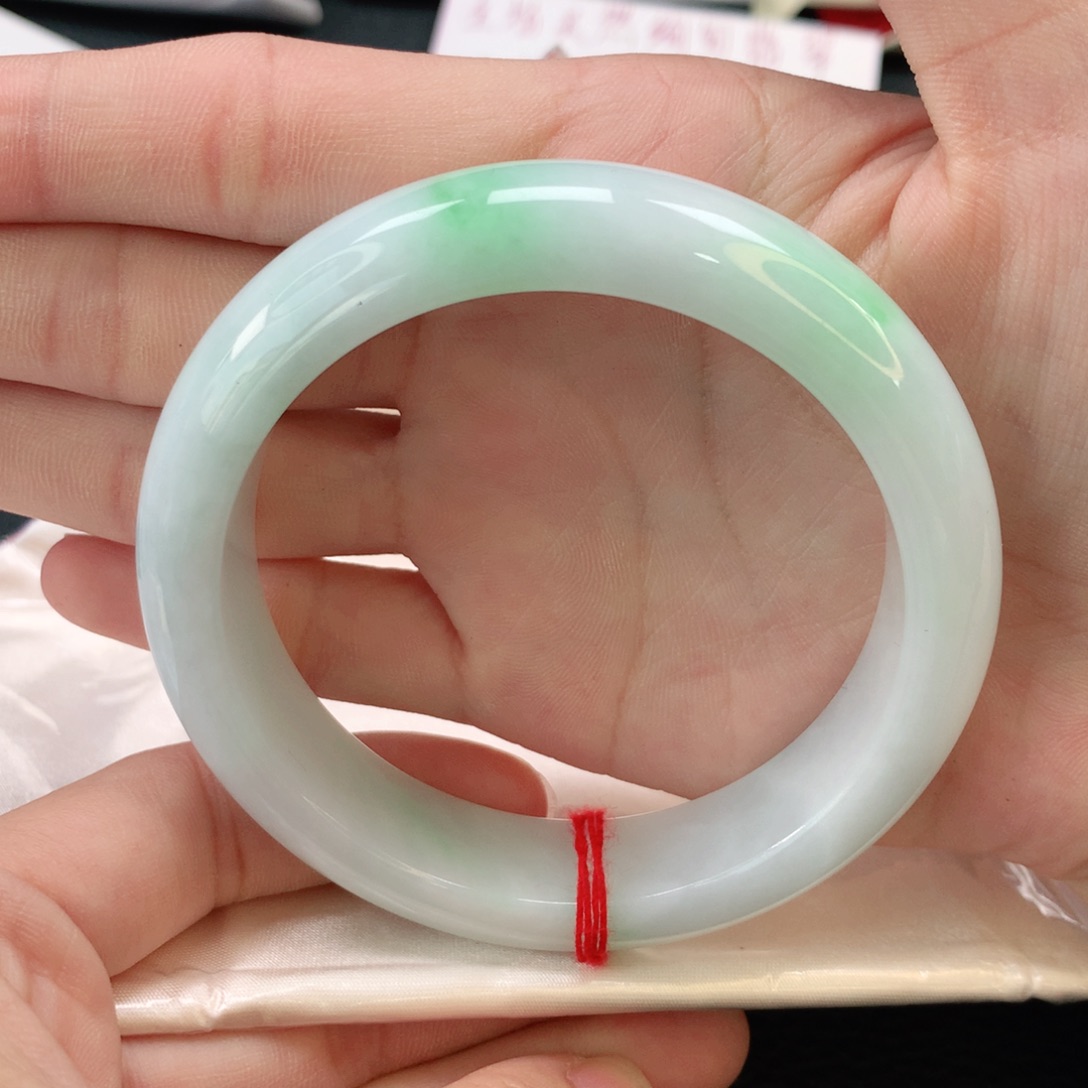 翡翠未镶嵌手镯翡翠57.8