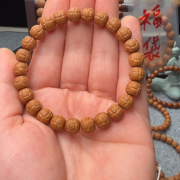 猴头核桃手串饕餮