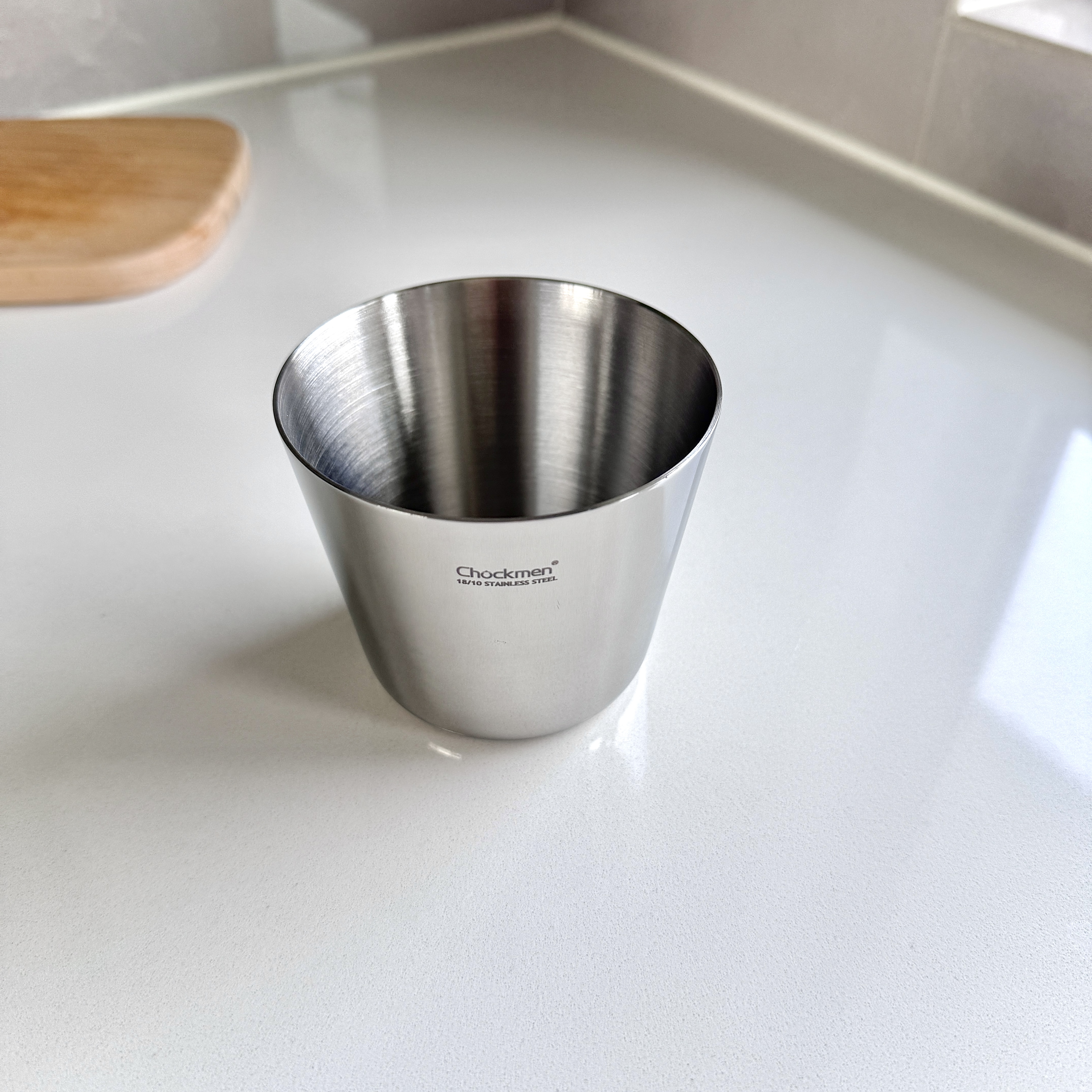 卓德铭18/10不锈钢9cm水杯牛奶杯300ml高7.6cm重约185g