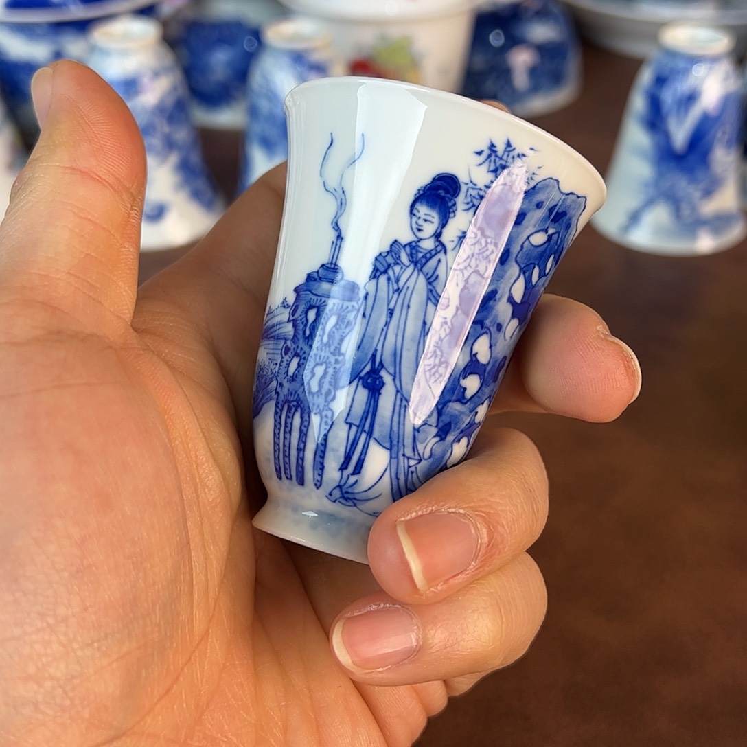 杯梨*景德镇全手工手绘陶瓷