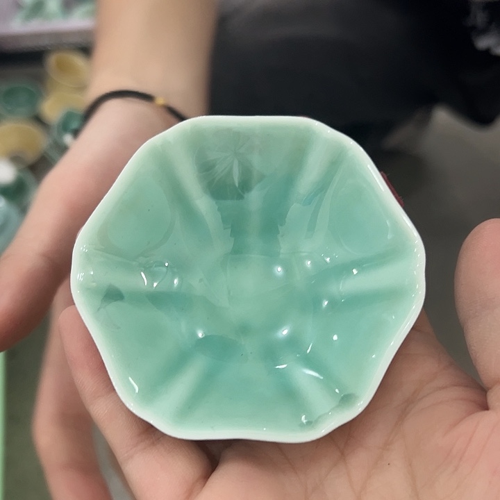 龙泉云间青瓷小米茶器