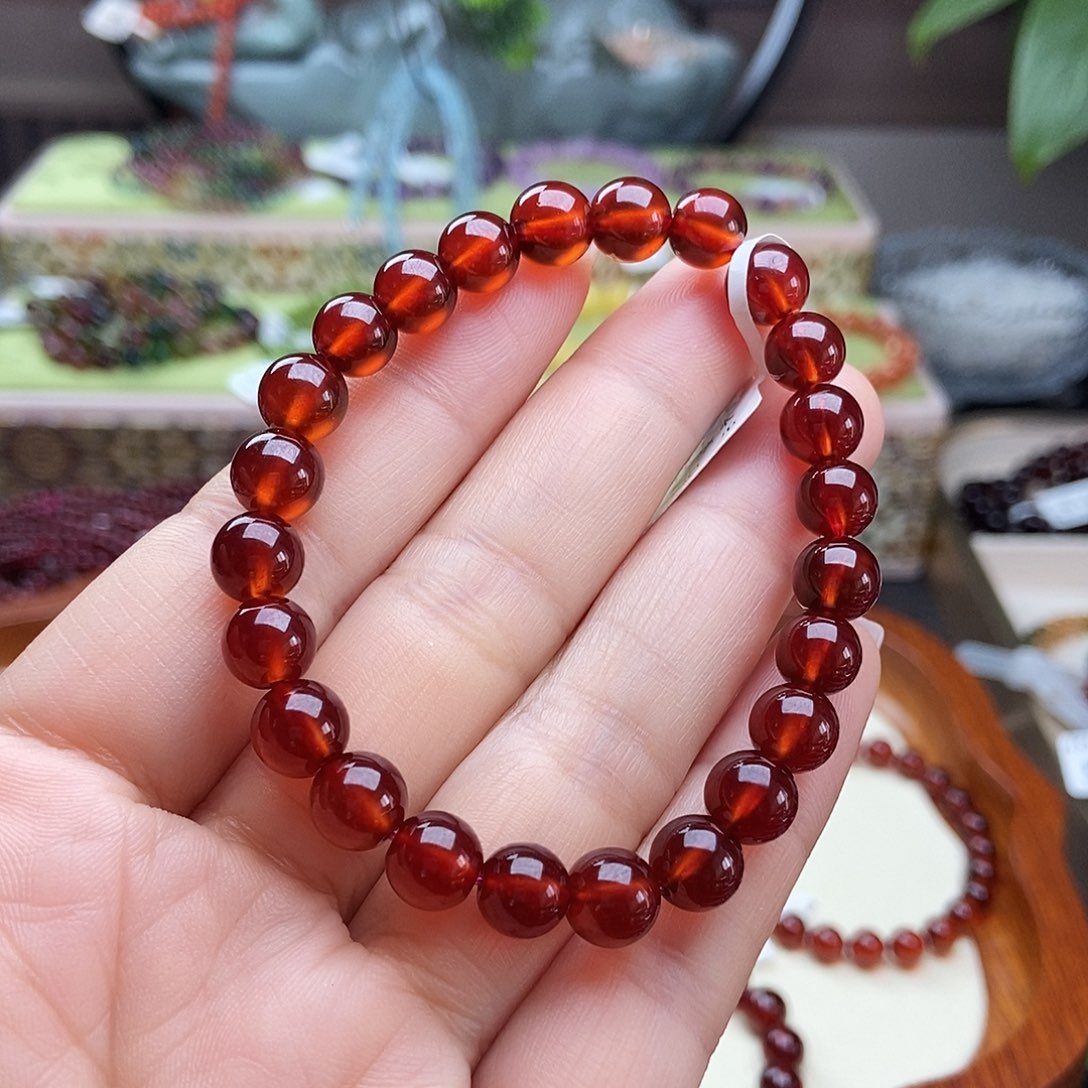 未镶嵌石榴石手串手串8