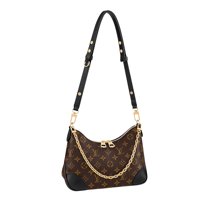 99新 LouisVuitton/路易威登 老花牛角包单肩包x