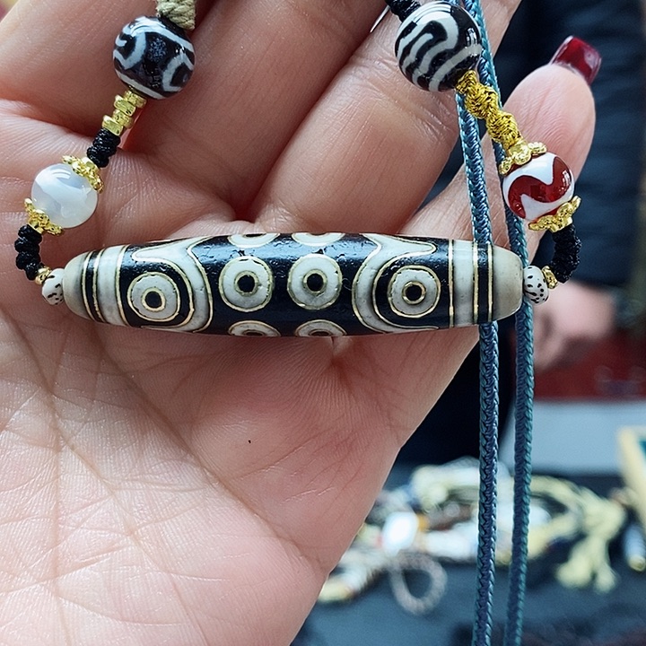 玛瑙/玉髓颈饰合金