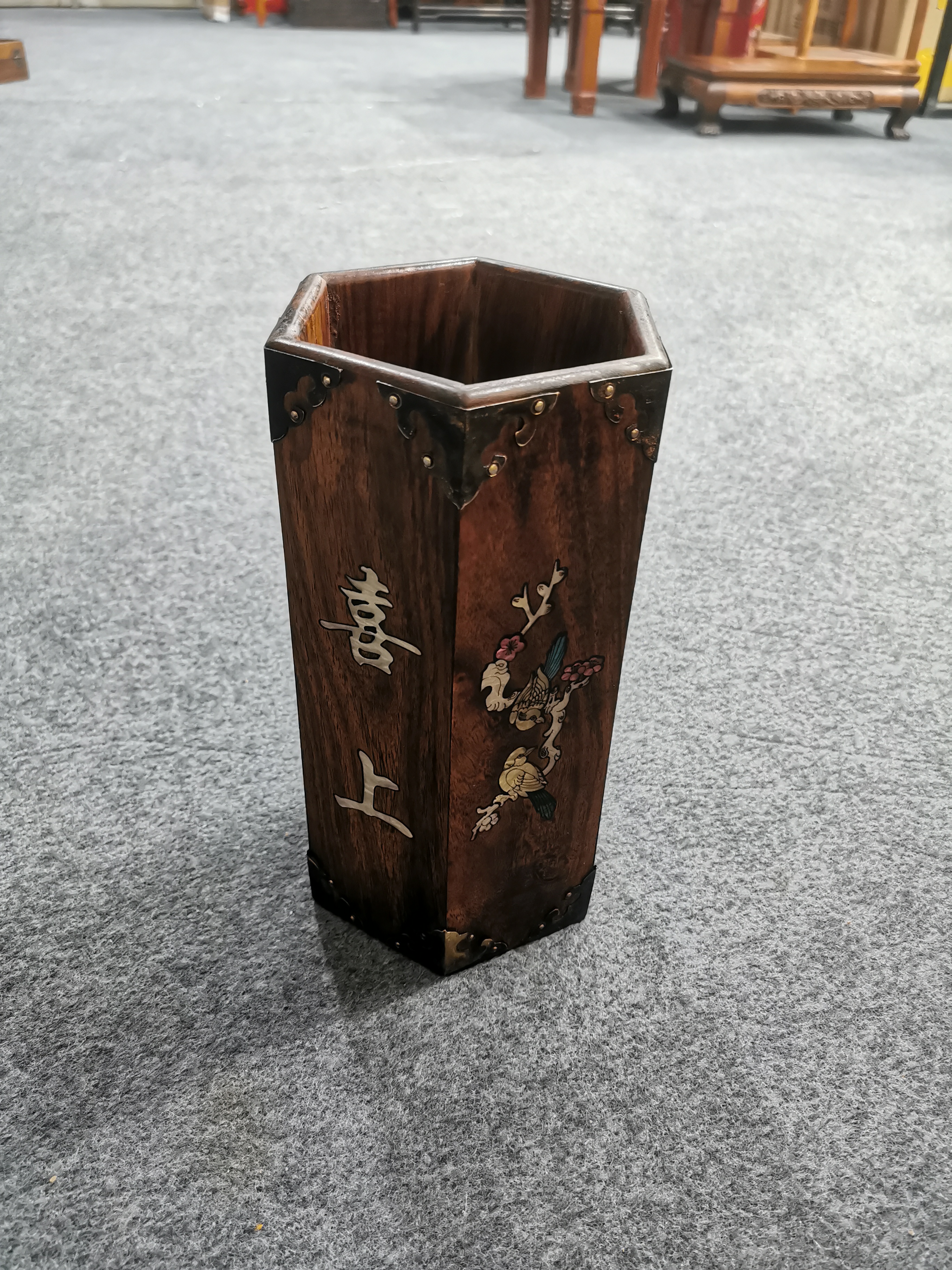 花梨 喜上眉梢 帽筒