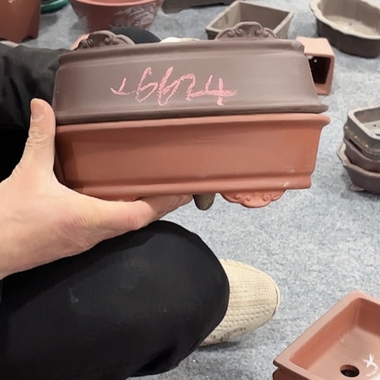 紫砂花盆小****✪宜兴紫砂