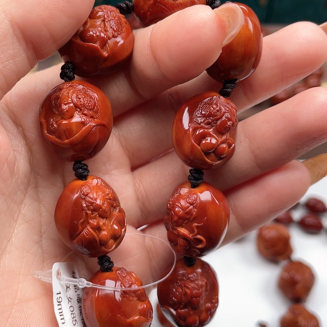 橄榄核手串美女手串