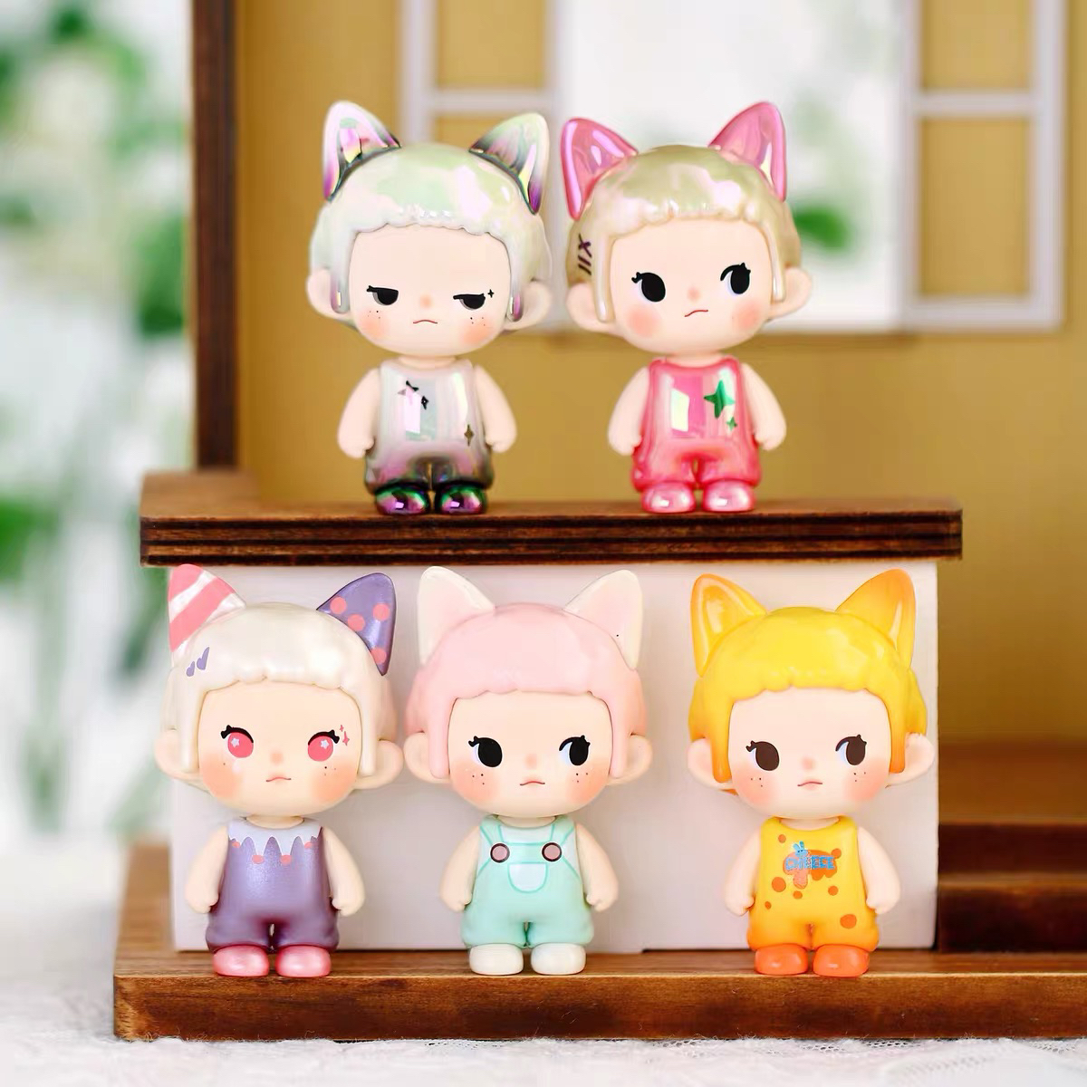 【拆盒】正版Bonini出发新款萌粒盲盒手办潮玩公仔