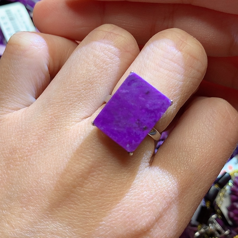 【闪购商品】苏纪石（舒俱来）戒指银S925镶嵌