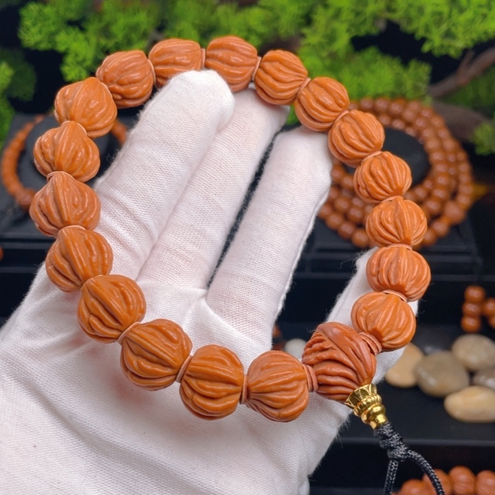 桃木精品佛手手持