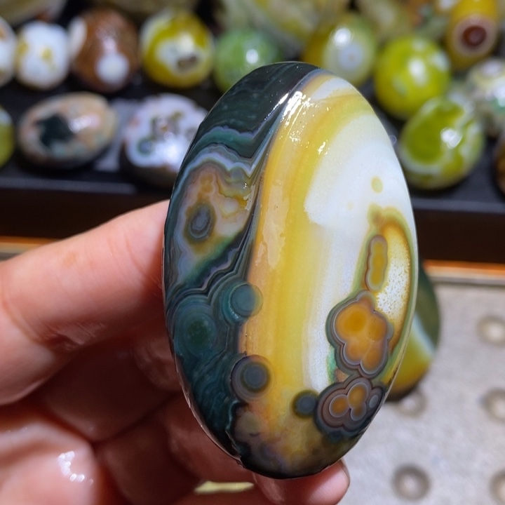 未镶嵌玛瑙/玉髓珠宝半成品108