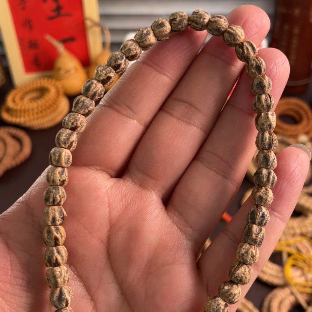 柏香籽/百香籽吊坠迷*，鬼脸手持 保热