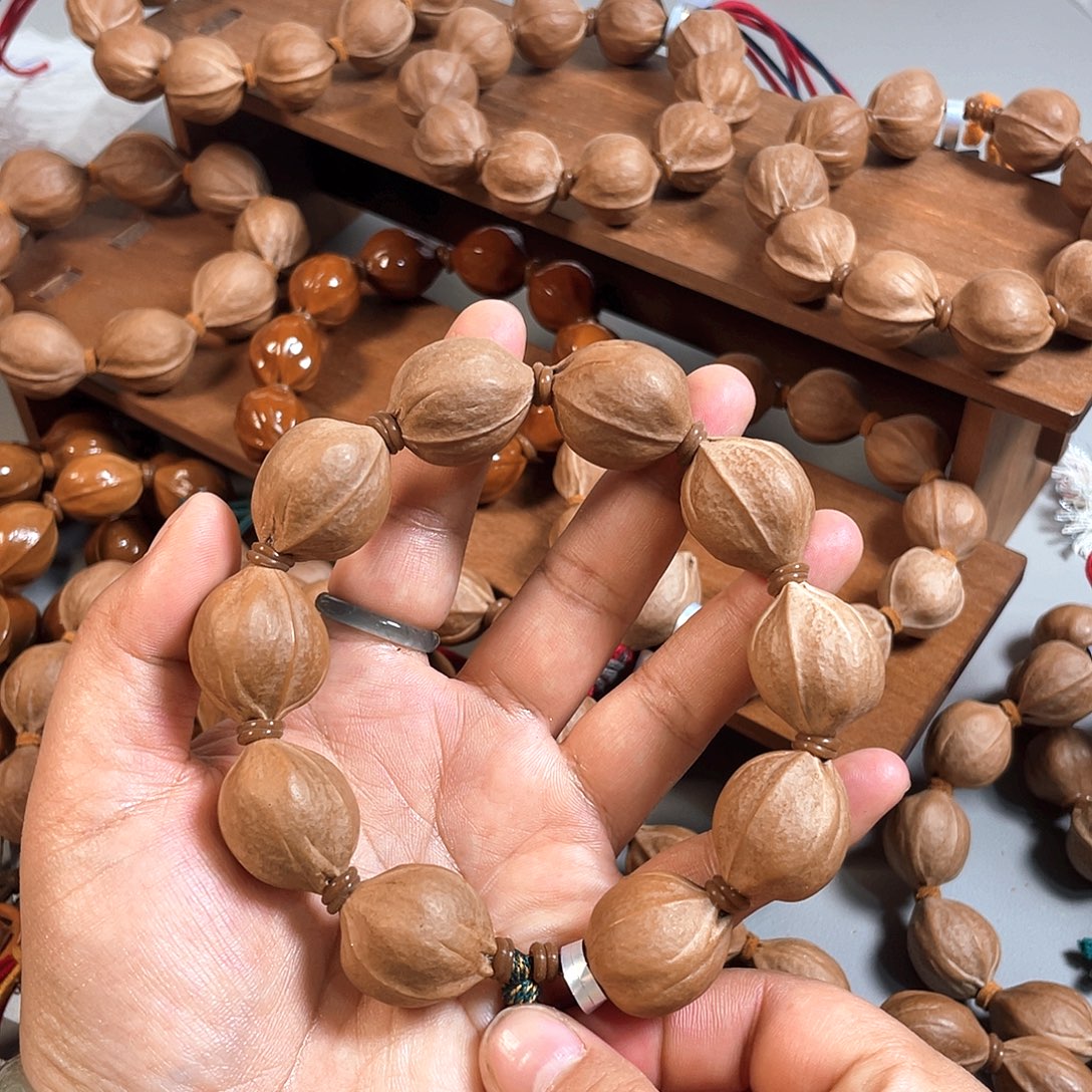 卷***儿手串/手链橄榄核22/27梅林铁核