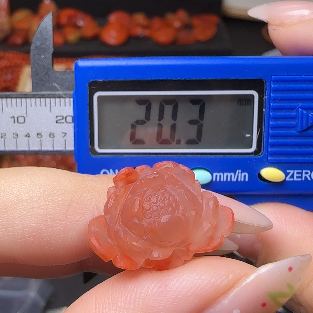 南红玛瑙未镶嵌颈饰