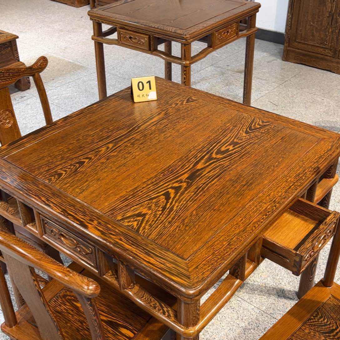 鸡翅木类成套家具78一套