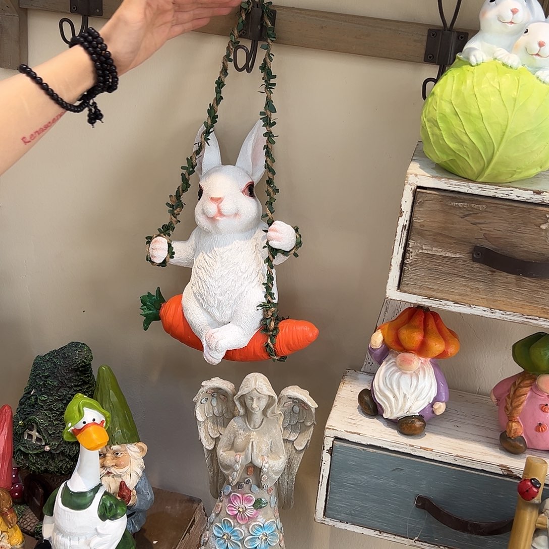 花园摆件红红火火