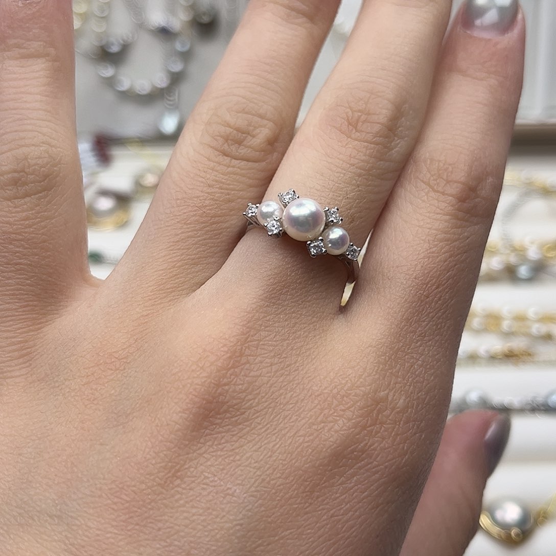 海水珍珠18K金镶嵌吊坠(不含链)