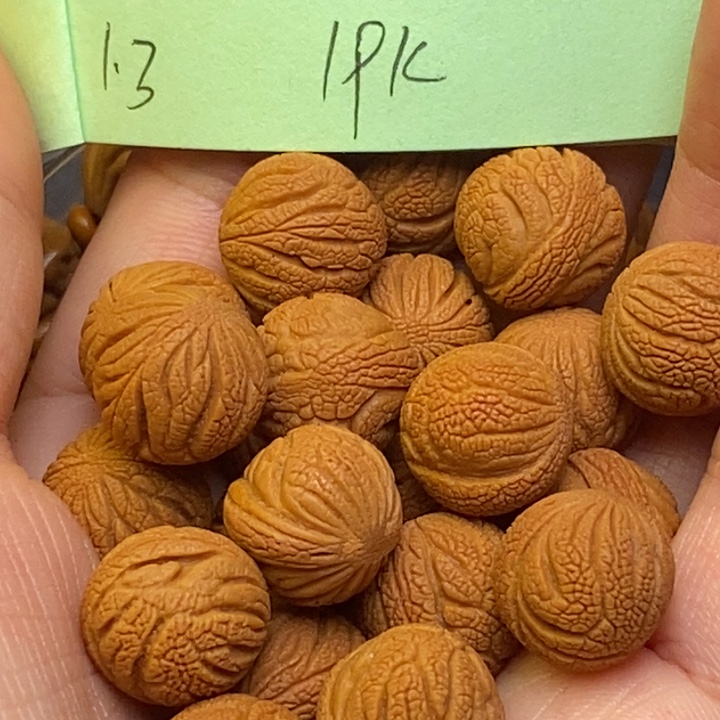 桃核吊坠秦岭龙纹桃核13