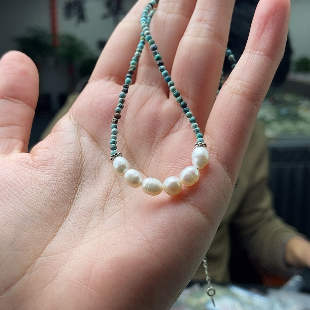 淡水珍珠颜色多样性发拍一发一未镶嵌