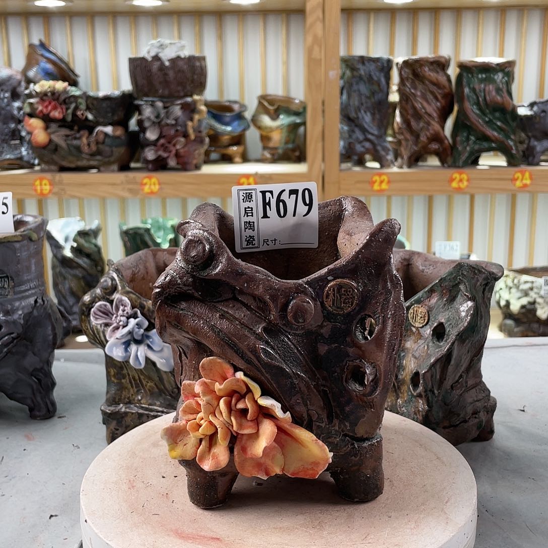 紫砂花瓶手工制作默认微瑕679