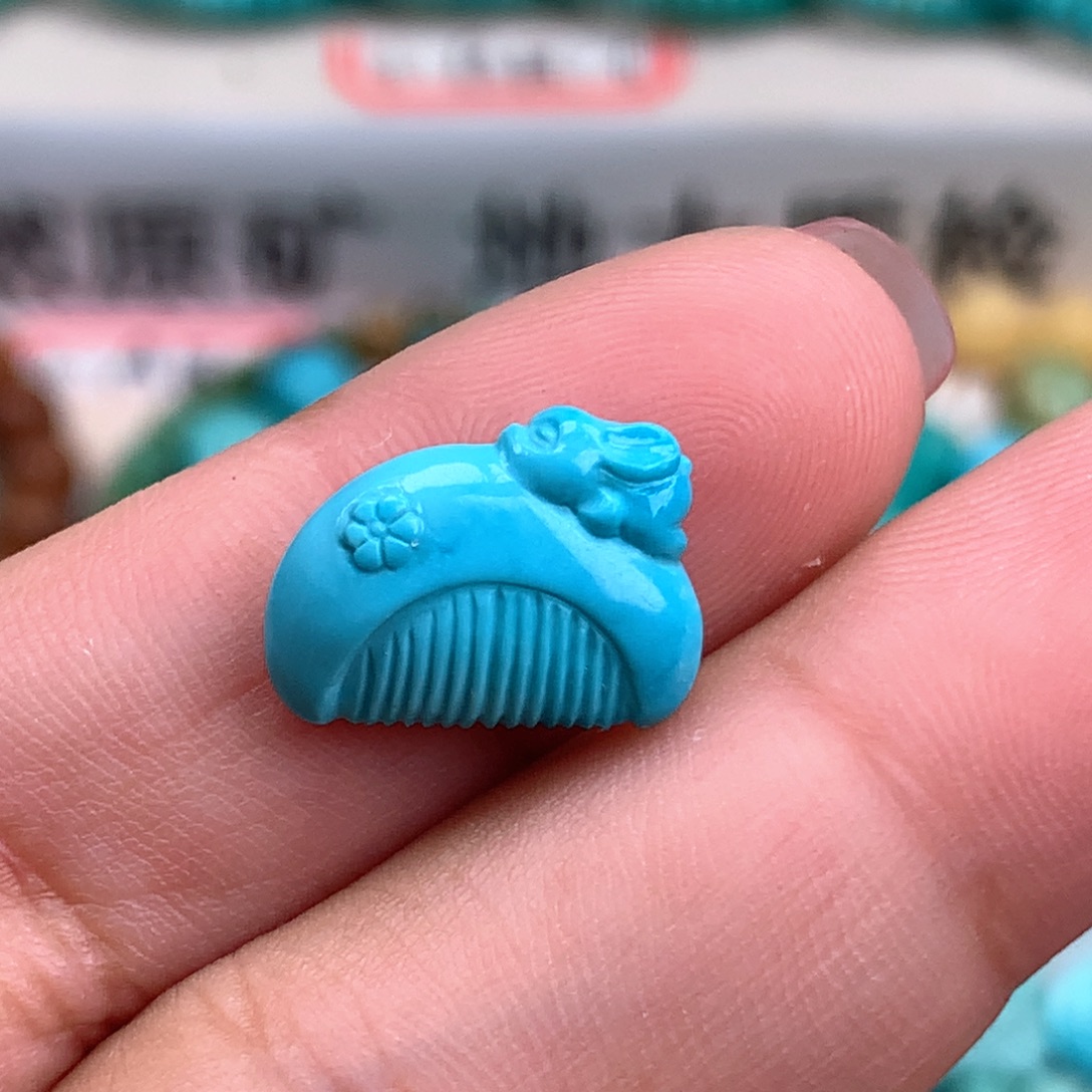 未镶嵌绿松石珠宝奇石
