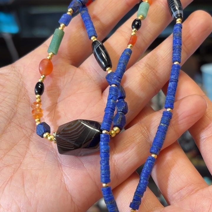 玛瑙/玉髓未镶嵌颈饰