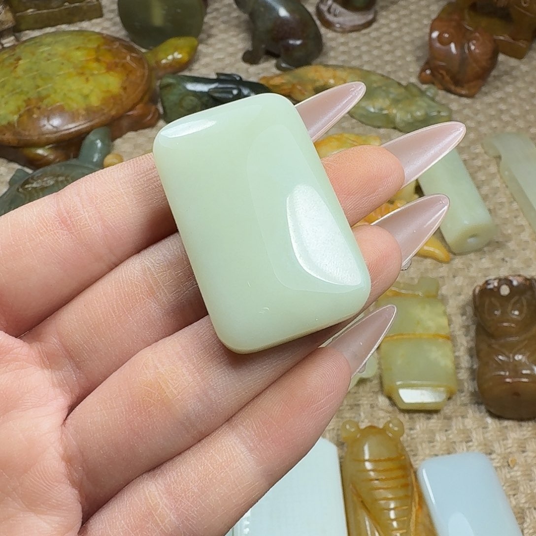 白玉菩提吊坠挂件