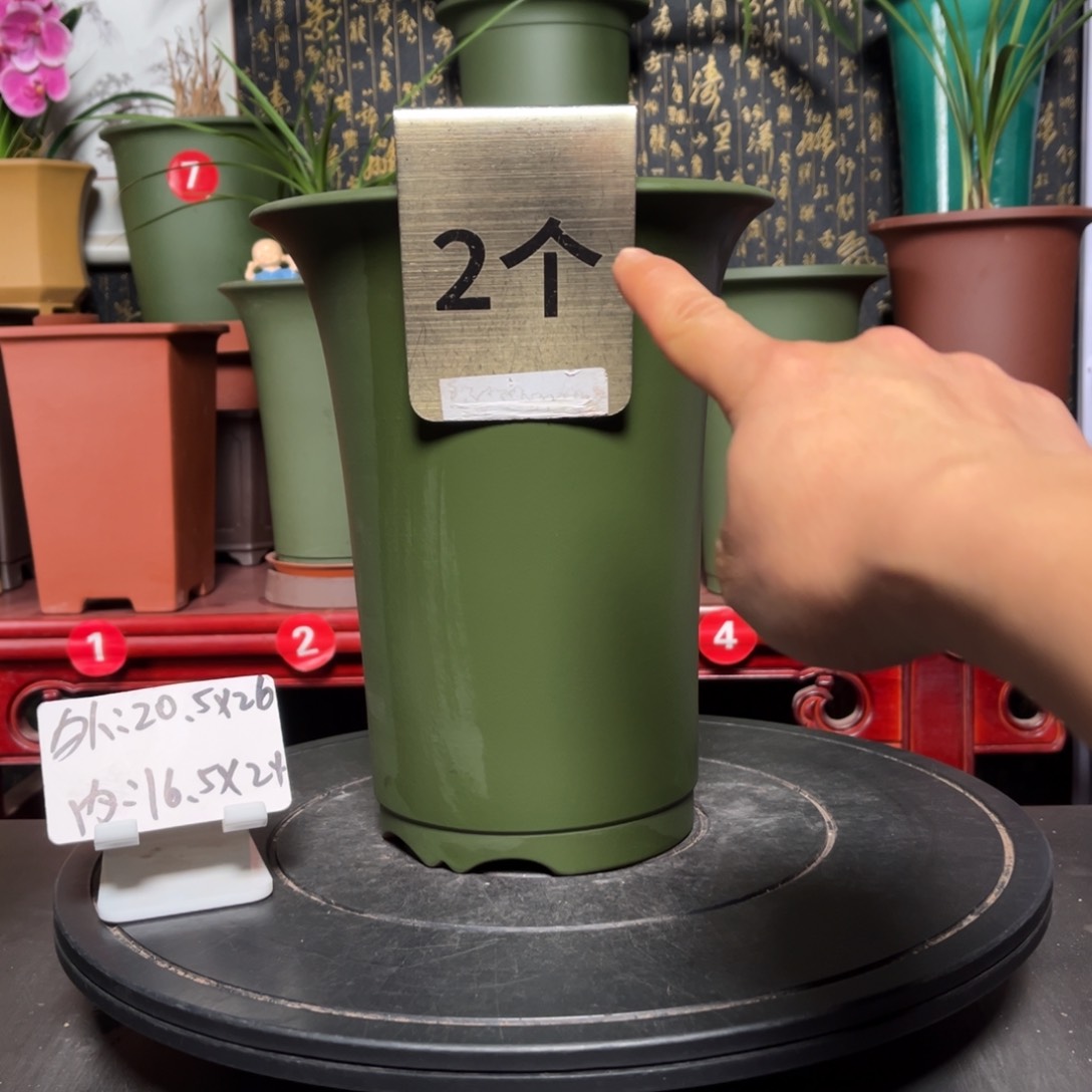 紫砂花盆紫砂花盆