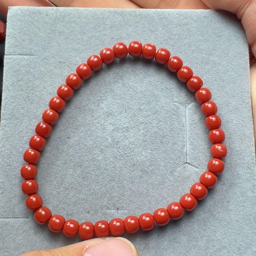 南红玛瑙手串未镶嵌