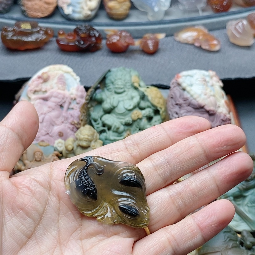 【闪购商品】未镶嵌吊坠定制玛瑙