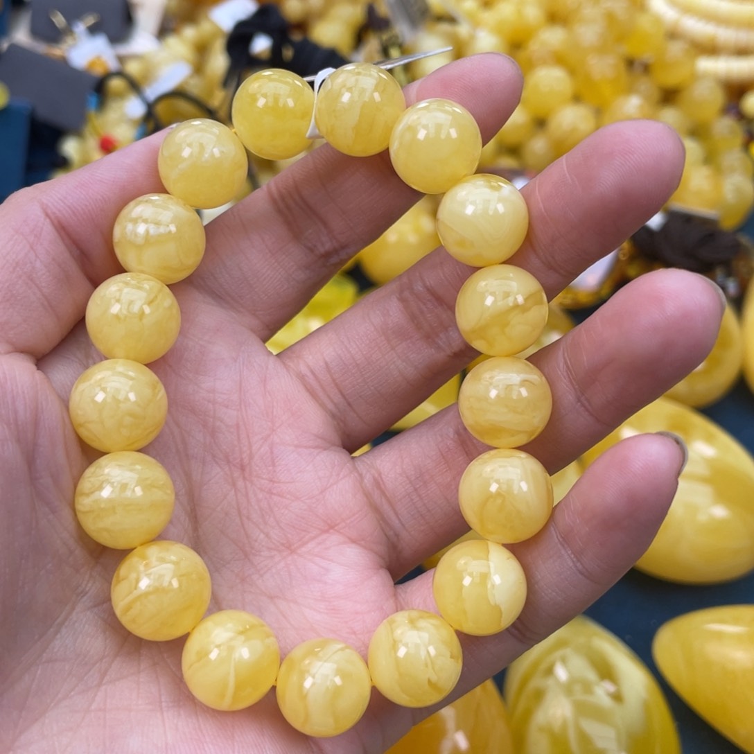 琥珀裸石未镶嵌琥珀蜜蜡w 605