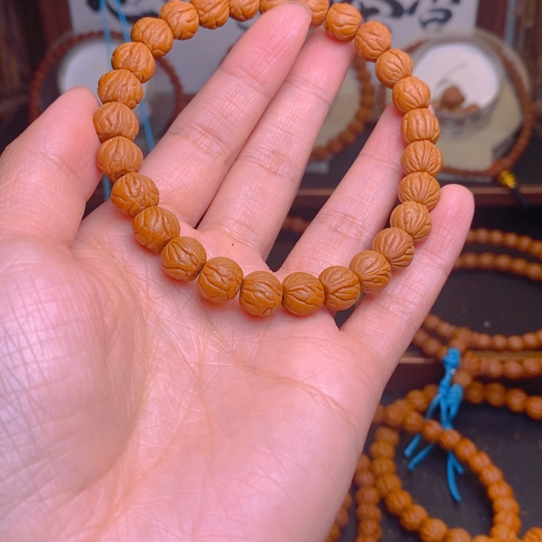 A***e桃核手串龙文桃核