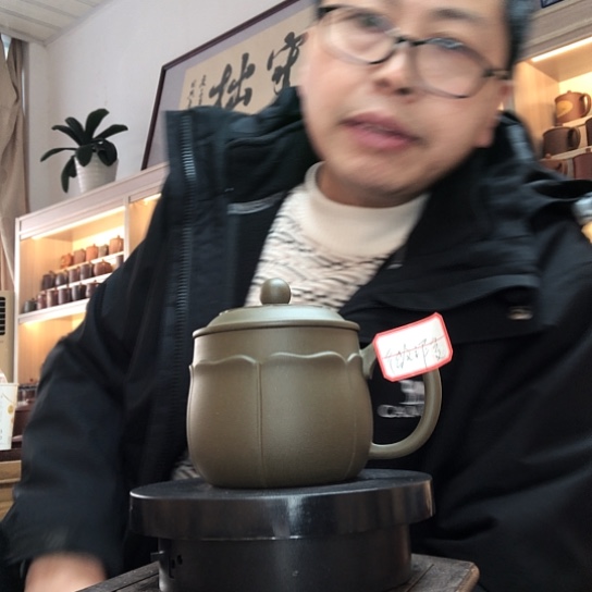 绿泥茶杯小*步莲子杯容量300