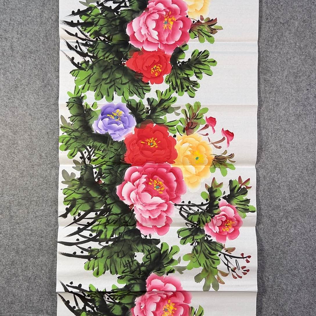 国画114 牡丹花等花开时节也可用