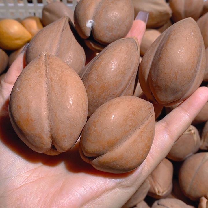 刺***作野生蟠桃三花大橄榄6颗