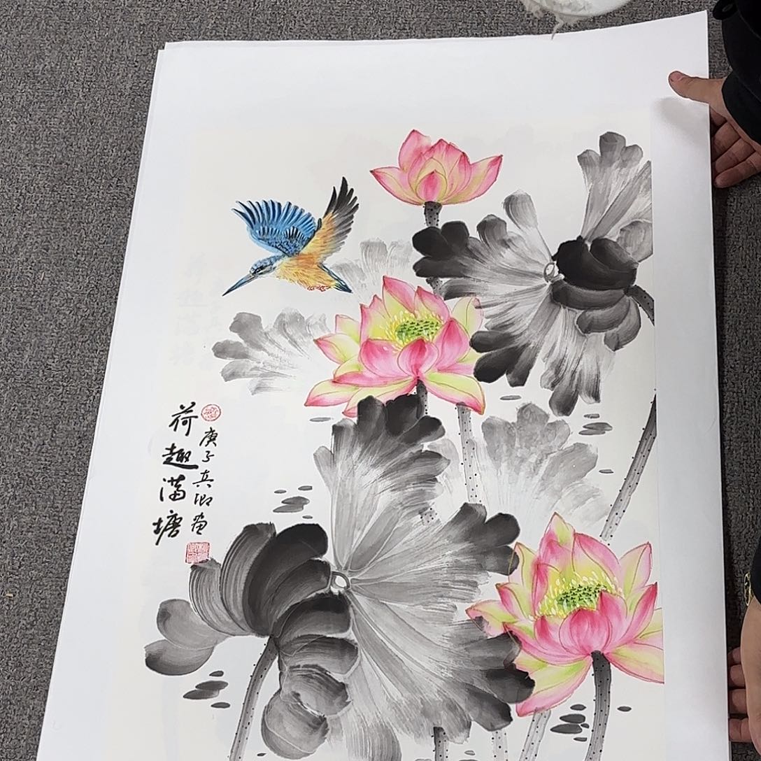 国画国画作品多次在国内外大展