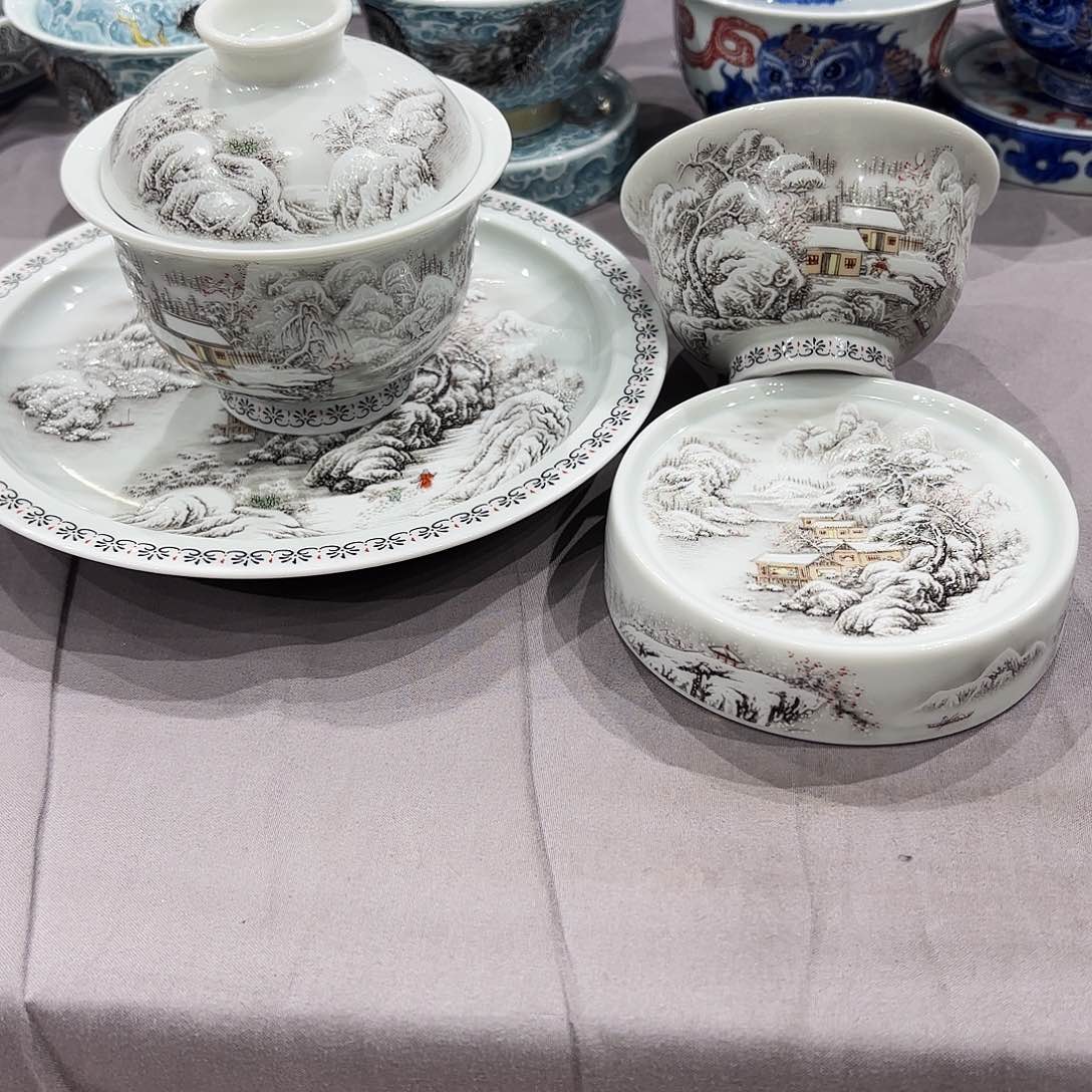 瓷片景德镇瓷器展和