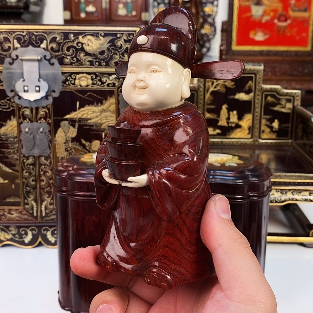 紫檀木类成套家具用**?小叶紫檀佛
