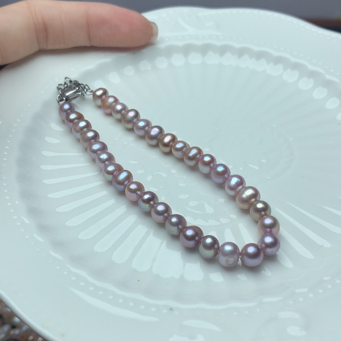 5-6未镶嵌淡水珍珠