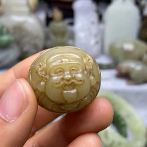 和田玉挂件把件摆件未镶嵌