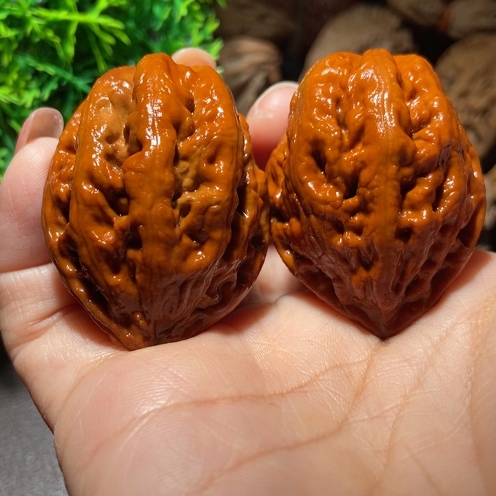 把件文玩核桃东北楸子小雪175