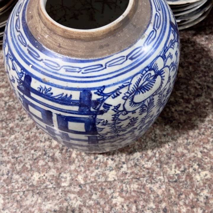 繁***_老瓷器青花瓷器罐