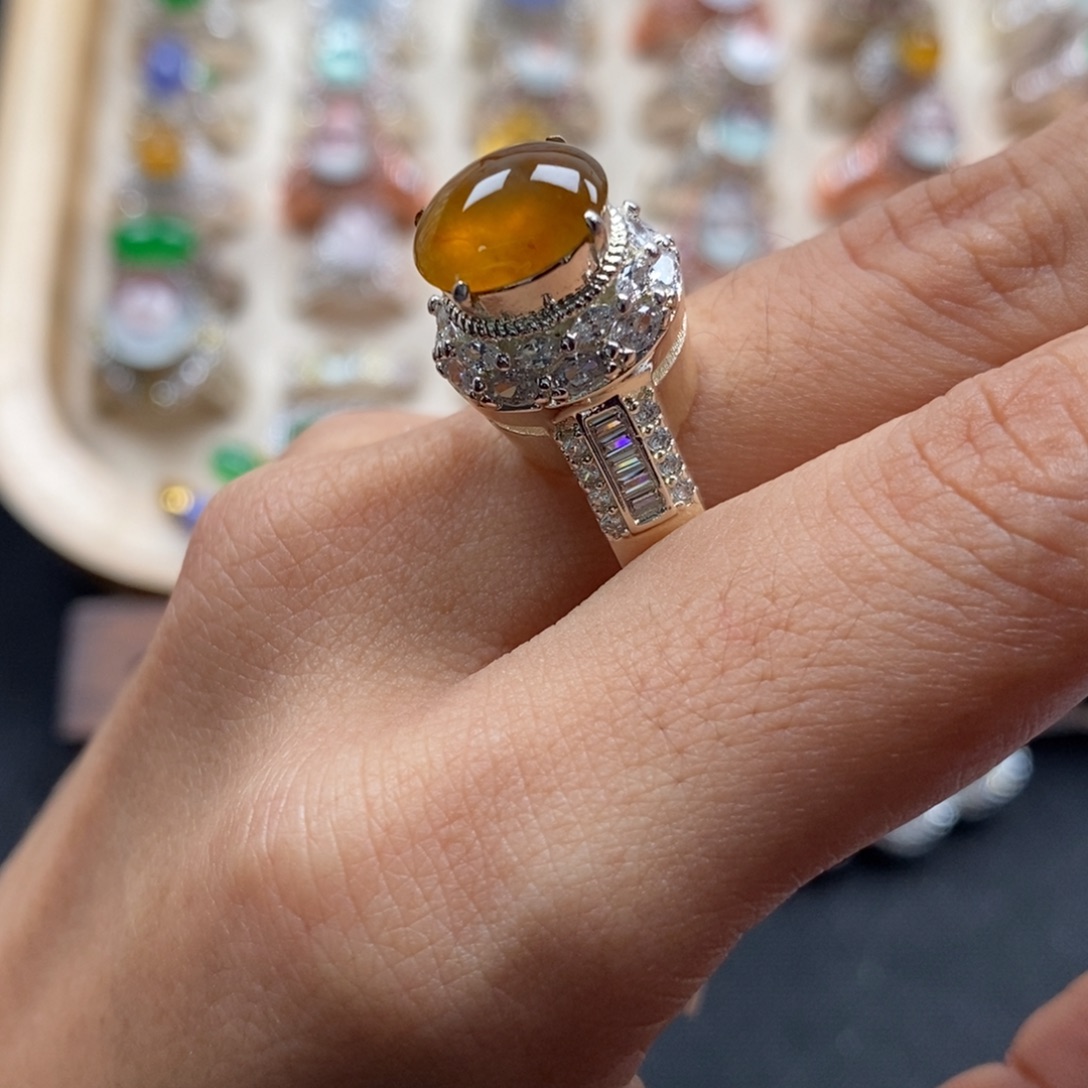 翡翠裸石缅甸天然a货翡翠