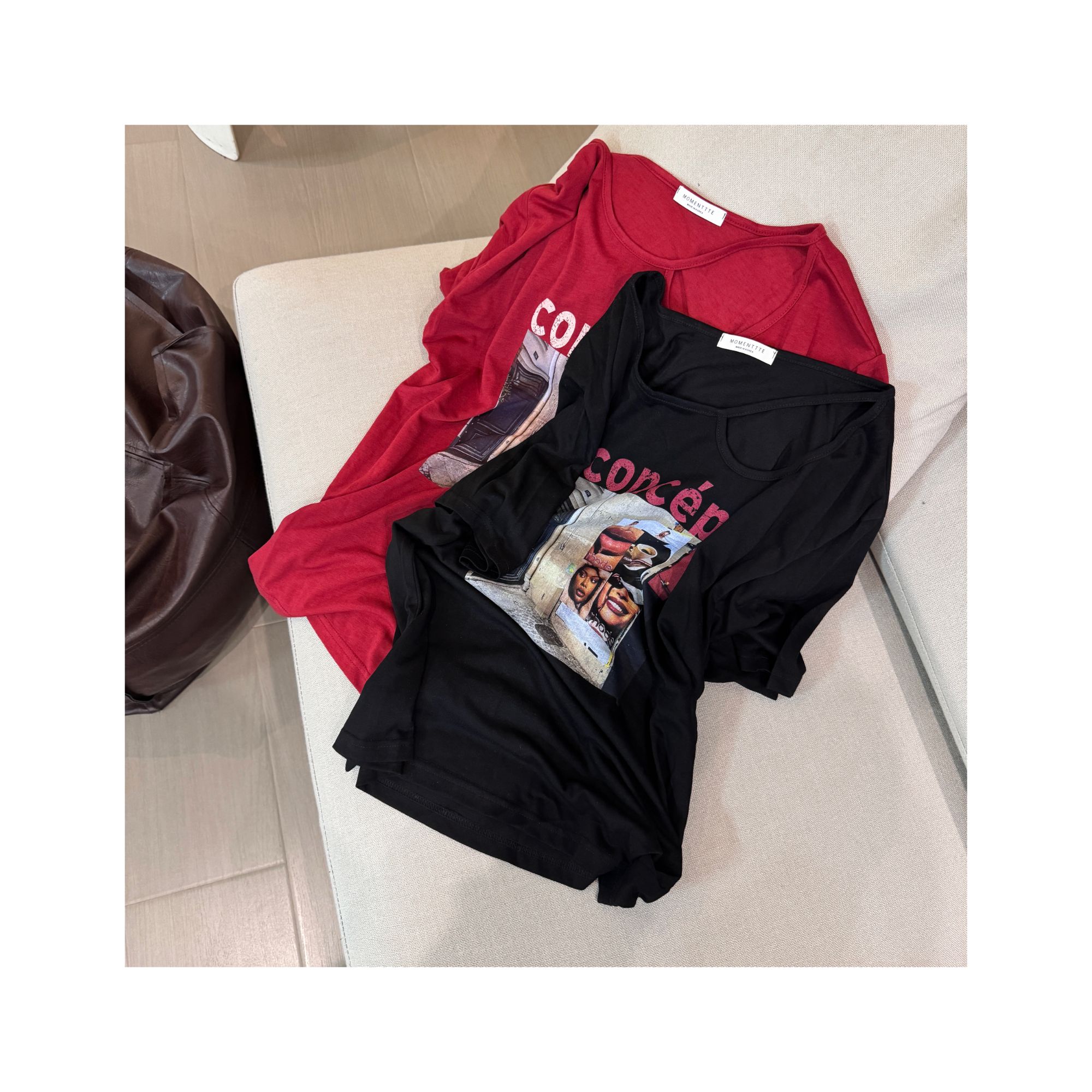 设计款的潮女画报糯糯短袖