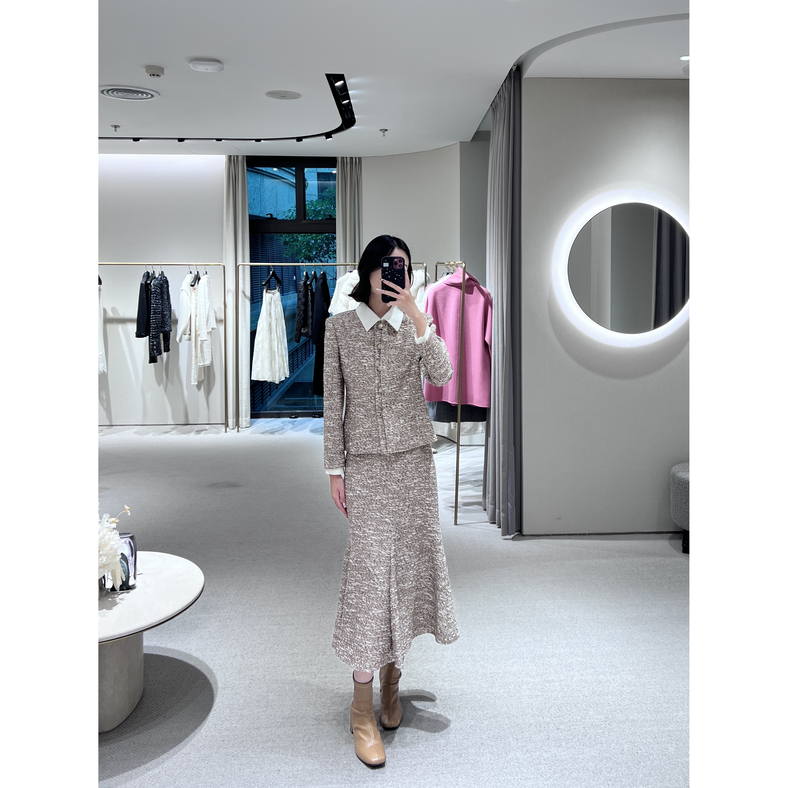 ELLASSAY歌力思2025早秋新款优雅小香风西装外套女EWF3