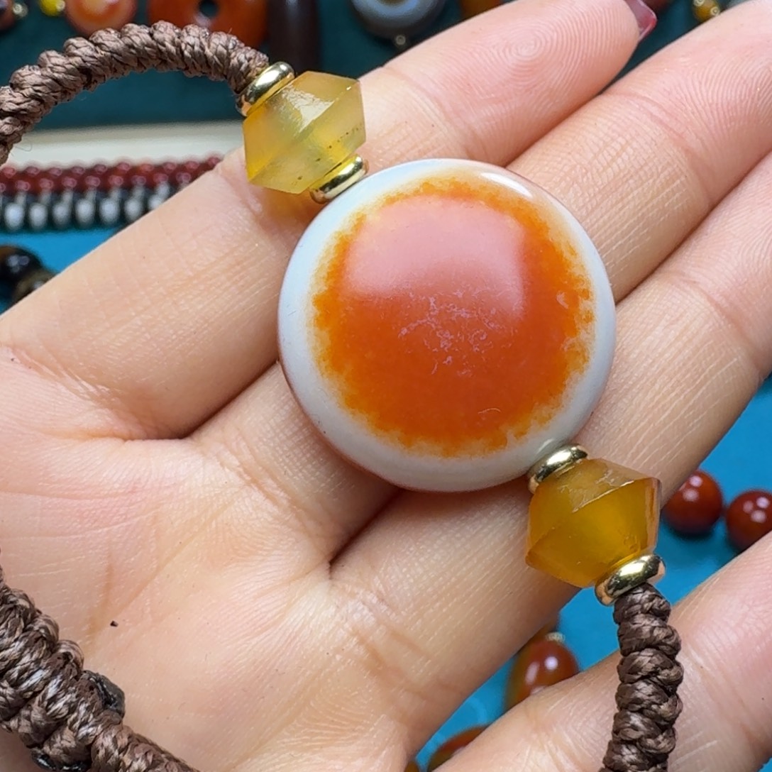 玛瑙/玉髓未镶嵌项链